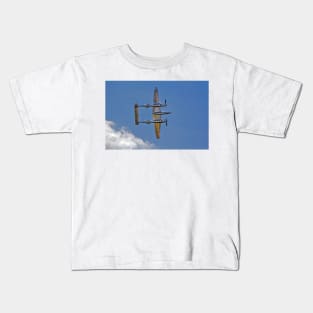 Lockheed P-38 Lightning from below Kids T-Shirt